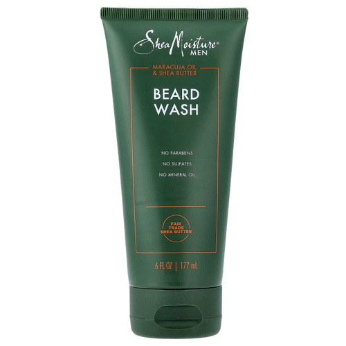 SheaMoisture, Для мужчин, средство для мытья бороды, масло маракуйи и масло ши, 177 мл (6 жидк. унц.)
