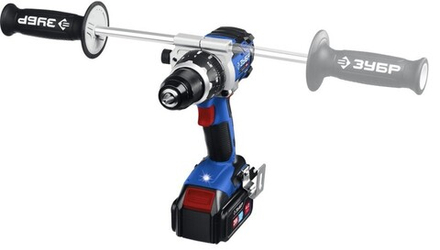 Дрель-шуруповерт аккумуляторная ЗУБР DB-211-42 Т7 2 АКБ (4 А·ч), бесщеточная кейс, Профессионал DB-211-42