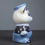 Копилка "Фунтик", 9,5 х 16 см, гжель