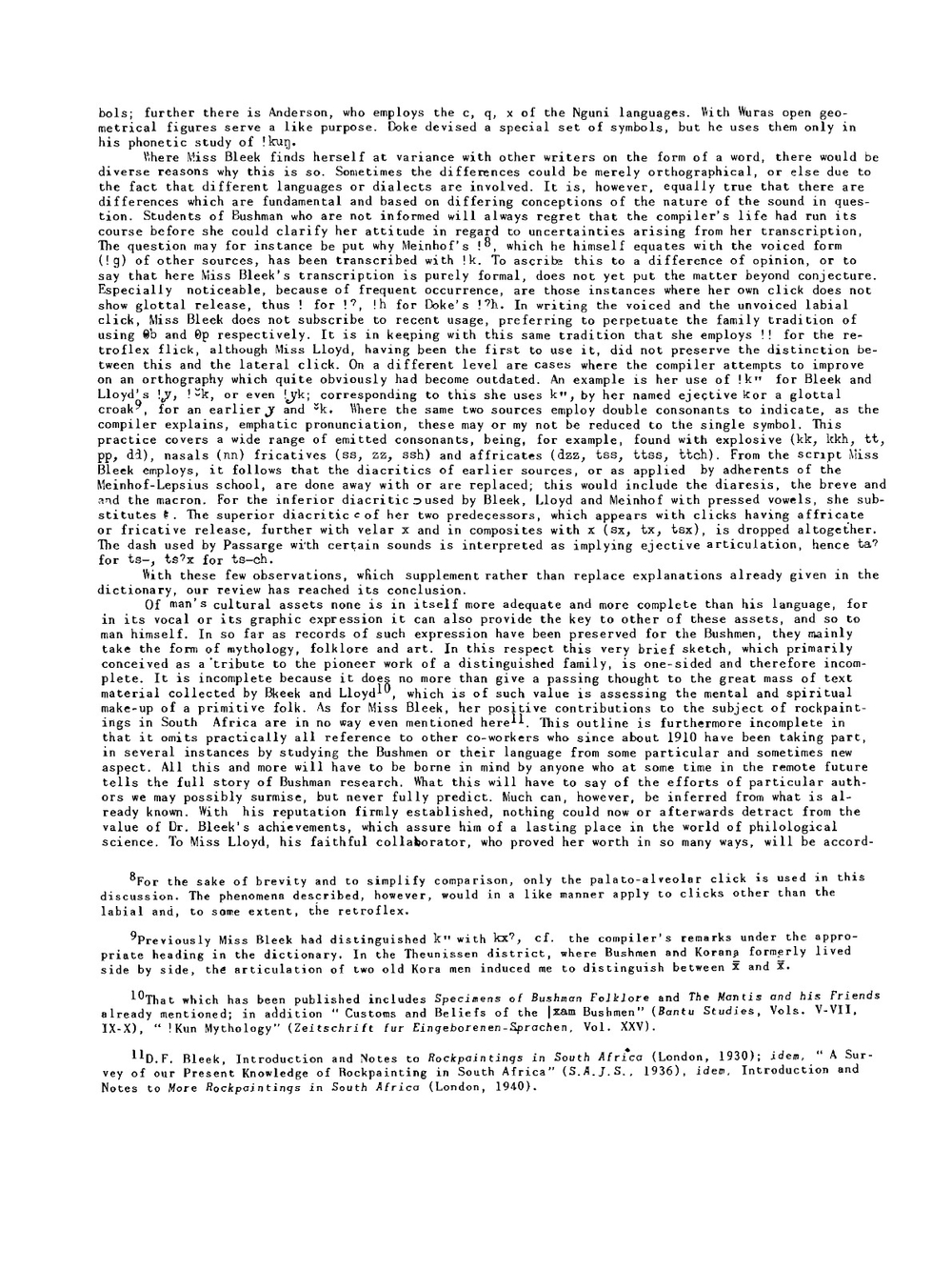 Bushman dictionary | D.F. Bleek