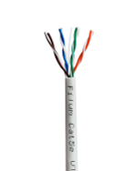 Кабель витая пара U/UTP 5e кат. 4 пары Filum FL-PF-5E-UUTP4-24AWG-PVC-305-GY