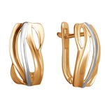 Серьги из красного золота 585 пробы JA-S-0112878Р