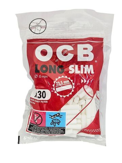 Фильтры для сигарет "OCB" 6/22.5мм Slim Extra Long 130шт