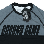 Детский Рашгард GROUND GAME IBJJF серый