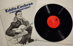 Винтажная виниловая пластинка LP Eddie Cochran CMon Everybody (Denmark 1985)