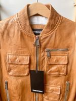 Кожаная куртка Dsquared2