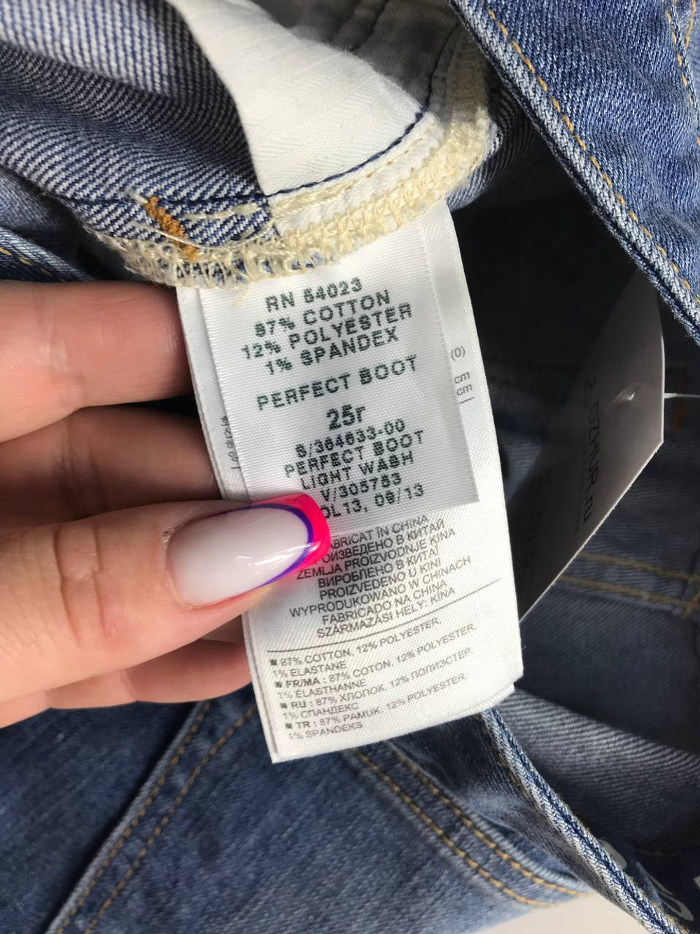 Джинсы Gap расклешенные, маркировка 25, визуально на 40/42 размер