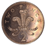 United Kingdom, 2 Pence, 2003 - Elizabeth II (4th Portrait), XF