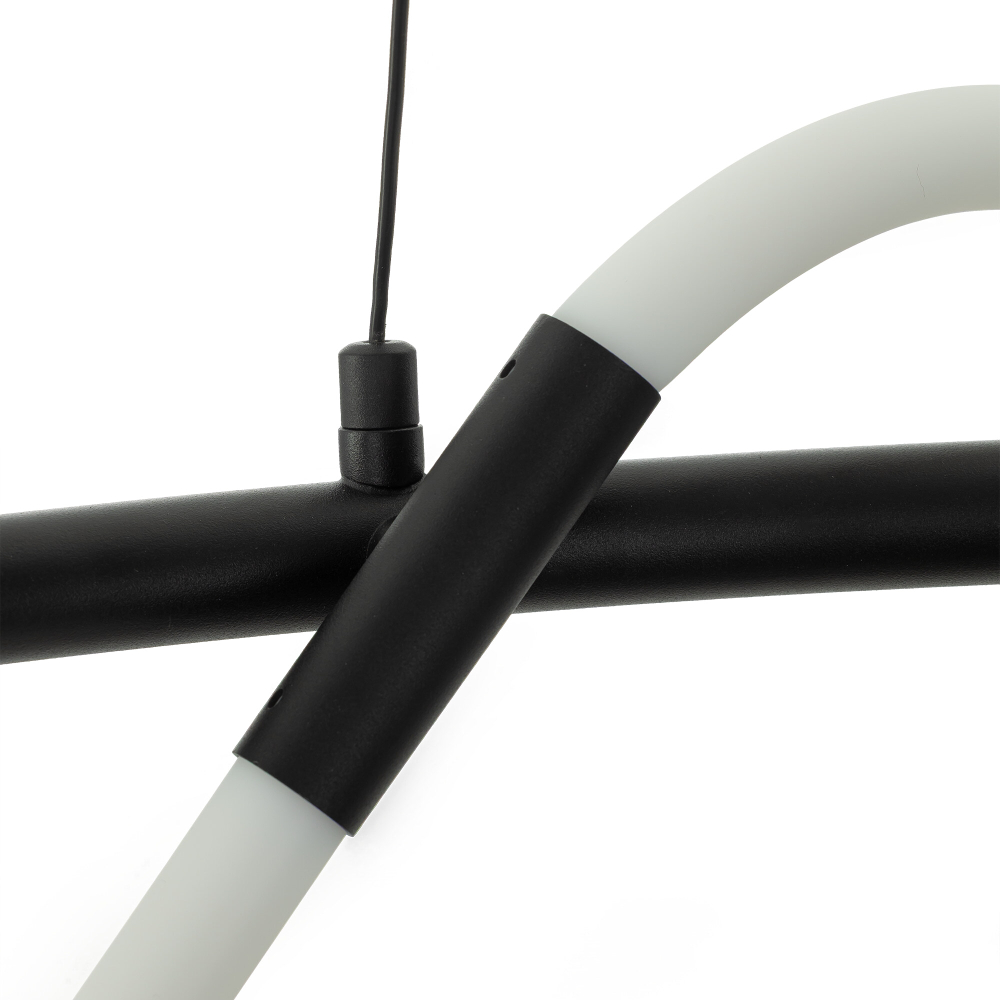 Citilux PYTHON CL220261 Люстра подвесная с пультом Чёрная