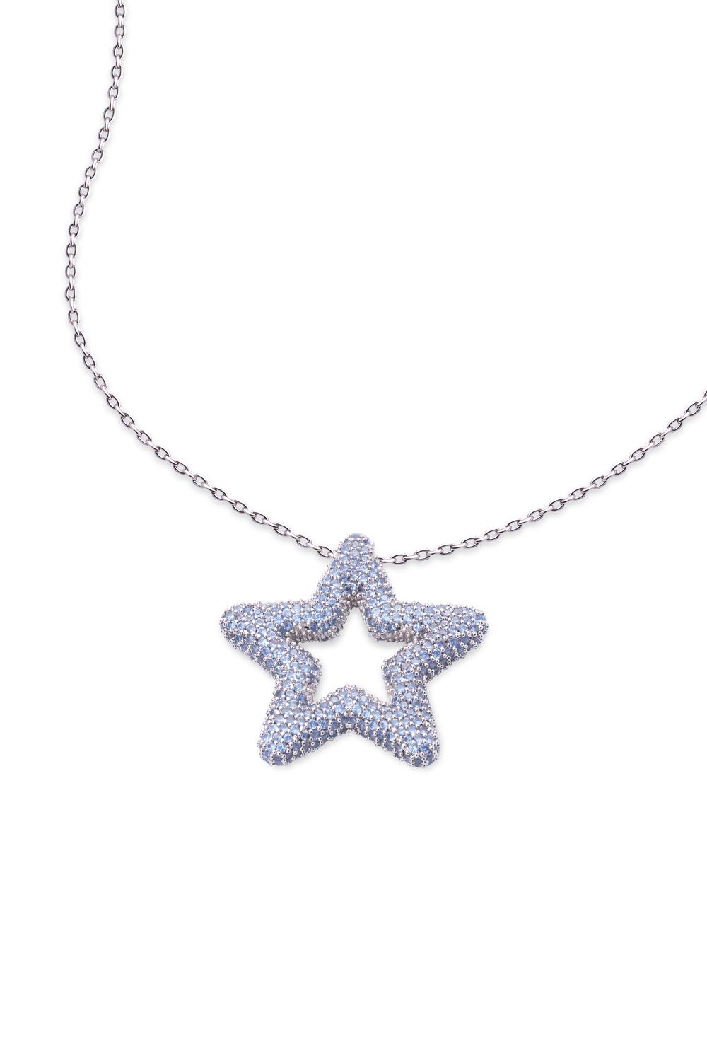 КОЛЬЕ "MAKE A WISH LIGHT BLUE"