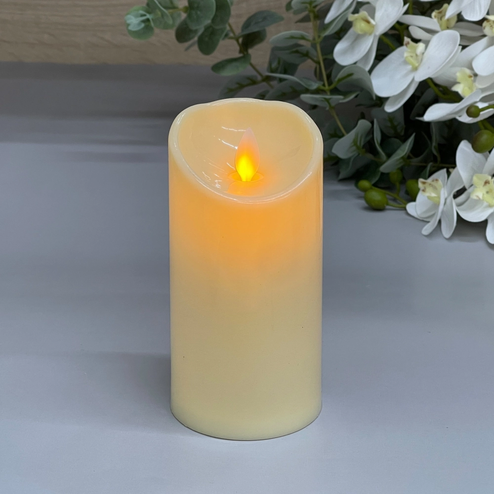 Сувенир с подсветкой «Свеча - Изыск» 7,5*15 см (работает от батареек 3 ААА)