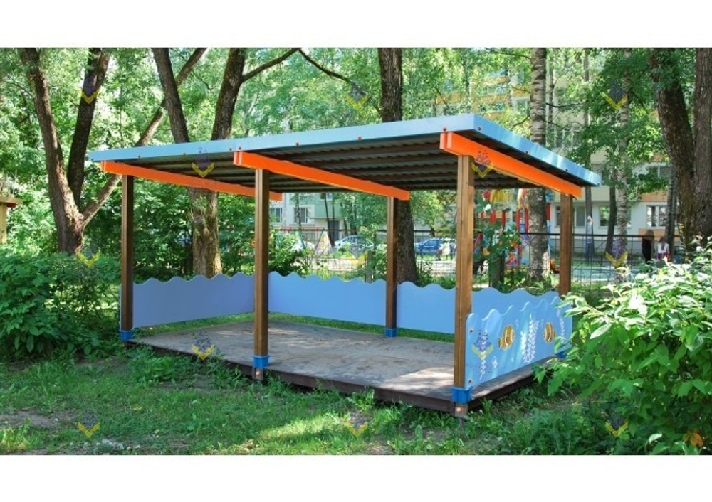 Беседка большая тип-5 (синий)