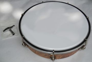 HD10/P Тамбурин (бубен) ручной 10" настраиваемый с пластиковой мембраной DADI