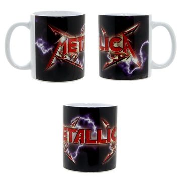 Кружка Metallica лого в молнии (022)