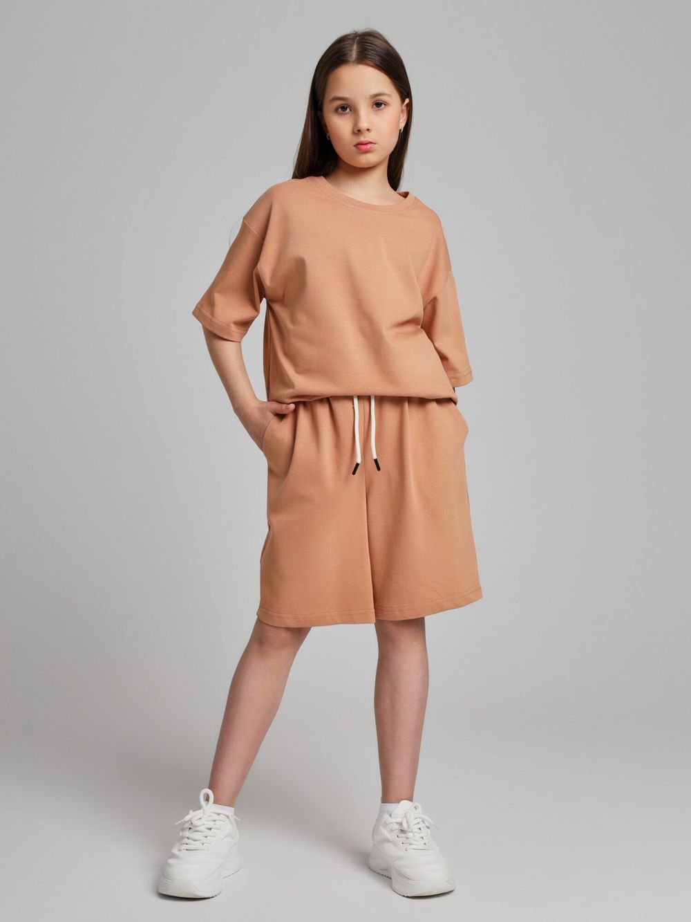 Костюм для девочки Азарт-1 Виотекс КОРИЧНЕВЫЙ