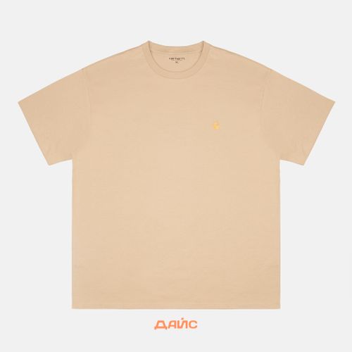 Футболка мужская Carhartt WIP Chase артикул:I026391_sable - купить в магазине Дайс