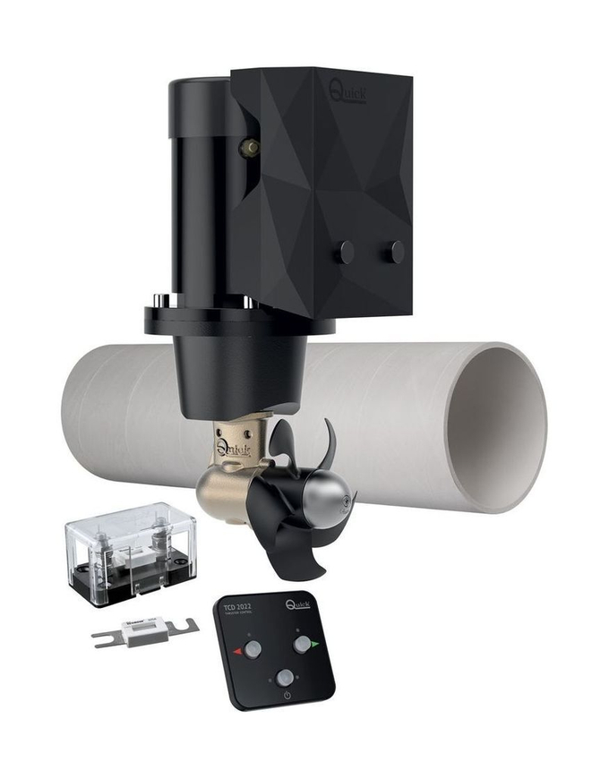 Подруливающее устройство Quick, D140mm, 40KGF, 12 В, (TCD2022 - TNL 1000mm)