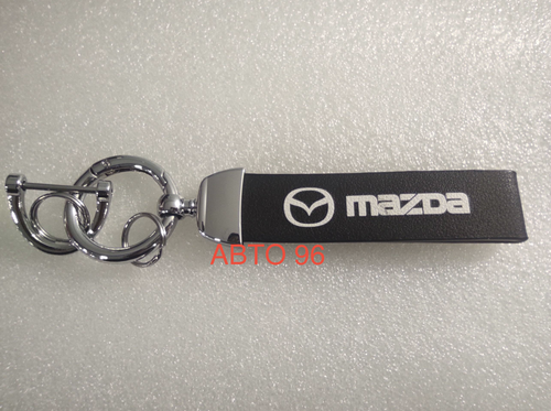 Mazda / брелок автомобильный для ключей, карабин, петля (Титан) (1 шт.) Оптом