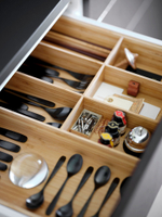 Набор столовых приборов на 6 персон IKEA TILLAGD (ТИЛЛАГД), Черный, Нержавеющая сталь, 24 шт