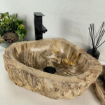 Раковина из окаменелого дерева OD-64495 41*37*15 0175