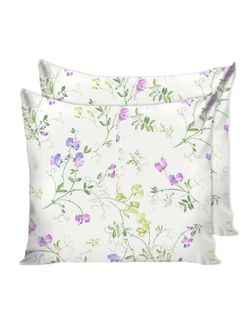 Постельное белье  "Душистый горошек" 2-спальный   наволочки 70х70 2шт Простынь на резинке 160х200 см  Пододеяльник 175х215 см