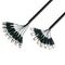 Adam Hall K3 L8 MF 0500 - мультикор 8 x XLR (M) - 8 x XLR (F), 8 x 0.23 мм2, 5 м