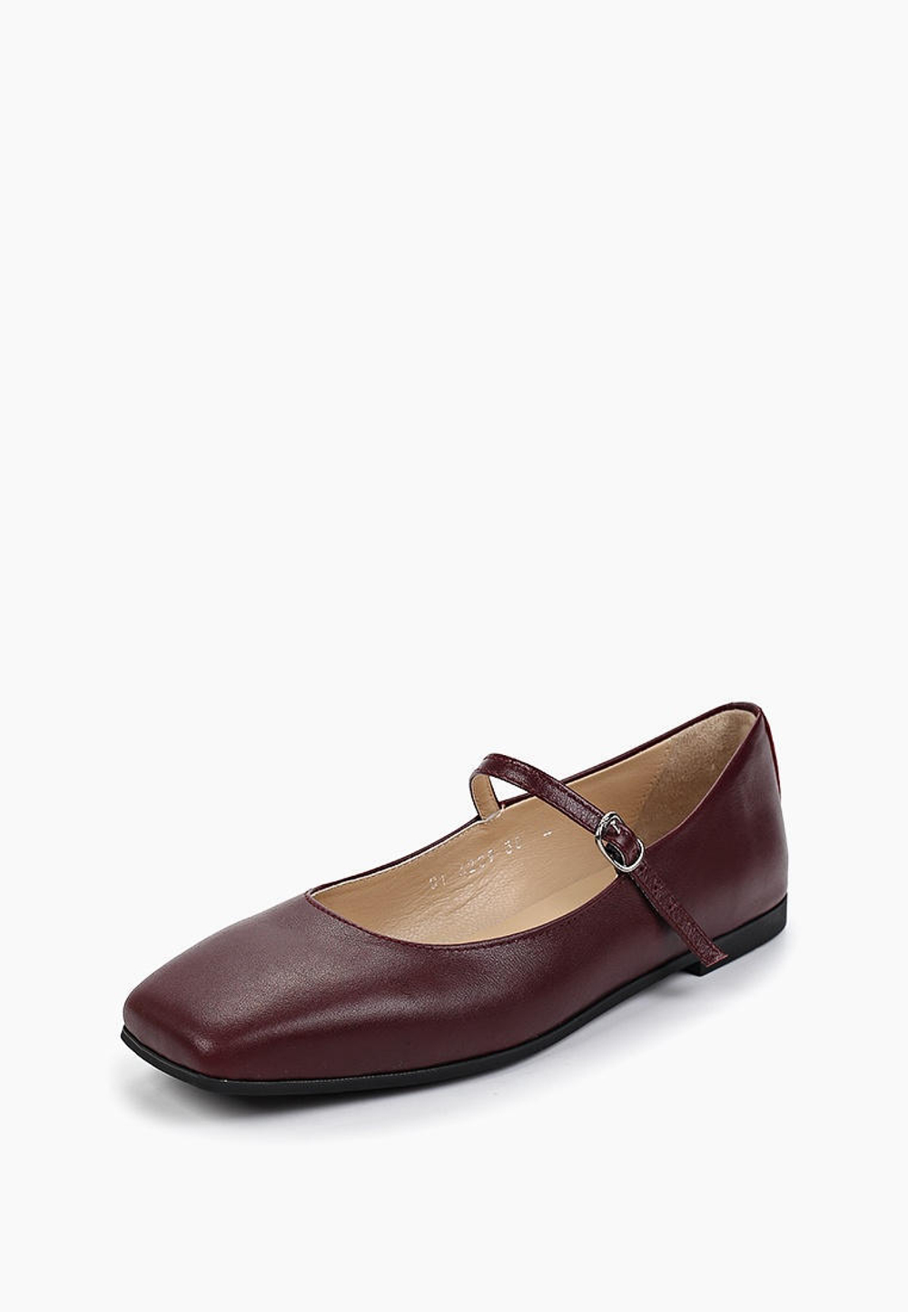 Туфли // Mary Jane // Bordo