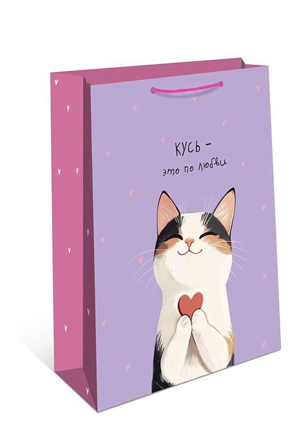 Пакет подар. бумажн. 18*23*10 см, 130гр/м2 Кусь