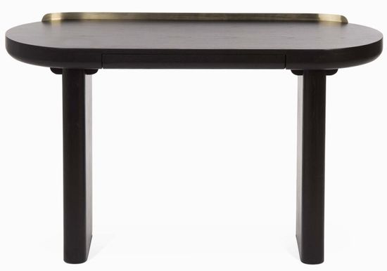 Письменный стол Salmon 128х50 черное дерево