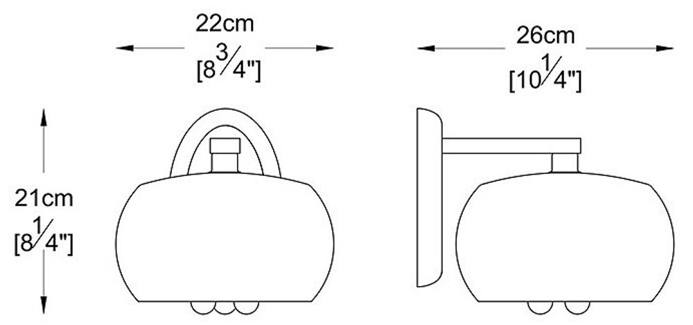 Бра Zumaline Crystal W0076-01D-F4FZ
