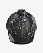 Рубашка из искусственной кожи змеи