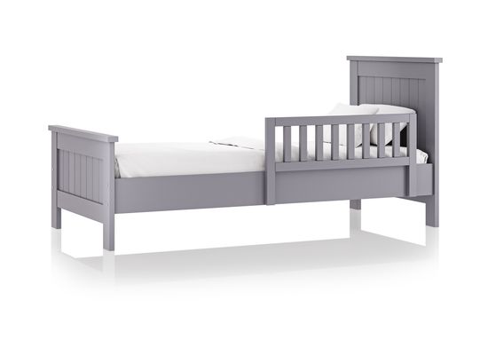 Кровать подростковая Wood (серый)