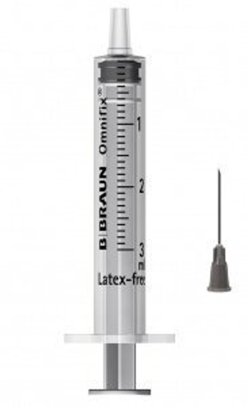 Шприц трехкомпонентный Омнификс 3 мл, без иглы