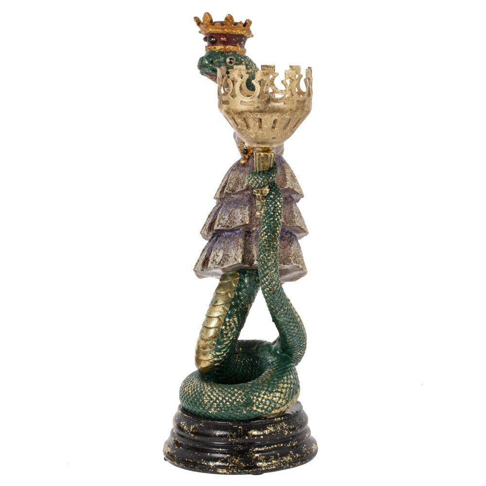 GAEM Подсвечник "Змея", D свечи 5 см, L12 W13 H30 см