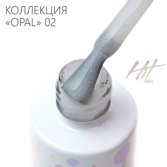 Гель-лак Opal №02 ТМ &quot;HIT gel&quot;, 9 мл