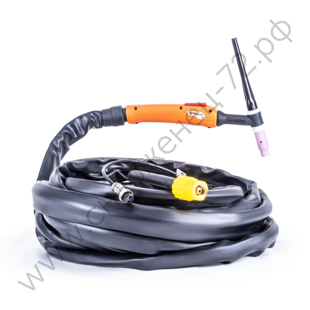 FoxWeld Горелка UnoTIG-26 8м (разъем М16, с кнопкой, пр-во FoxWeld/КНР)