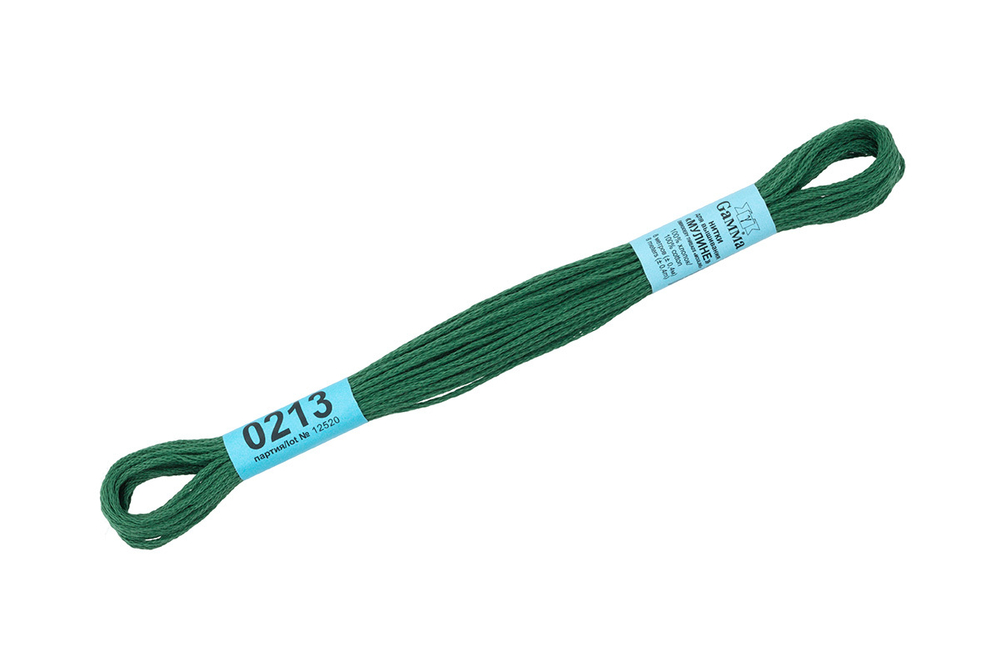 Мулине "Gamma" ,100% хлопок, 8 м, №0213