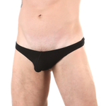 Сексуальные низкие трусы-тонги из хлопкового полотна (Размер: L) (Цвет: синий)