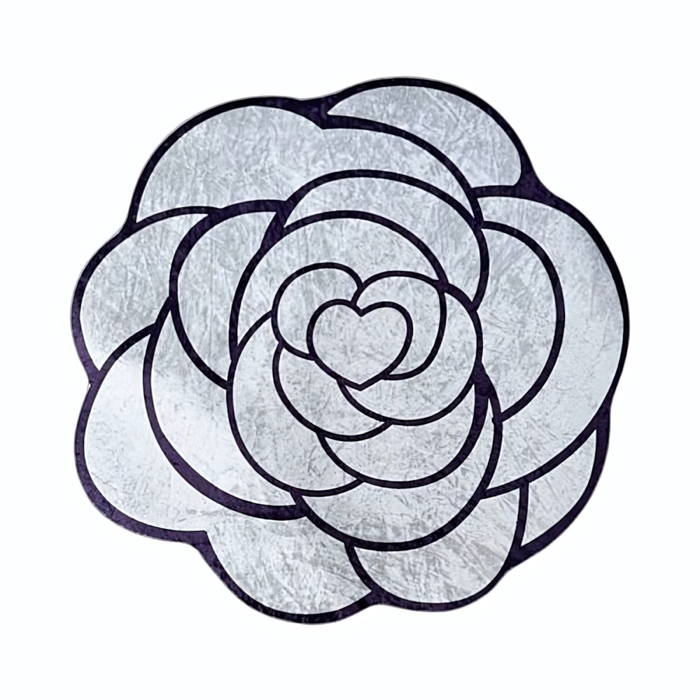 Коврик для комнаты войлок блестящий 800*800 мм ROOMIS FLOWERS
