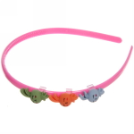 Ободок для волос детский на блистере «MiMi Boom - Зайчик», микс 6 цветов, 0,5см