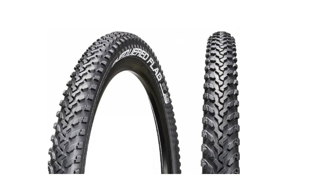 Покрышка CHAO YANG 26"х 1.95 (50-559) H-5135M, АНТИПРОКОЛ RHINO SKIN, горная высокая, черная