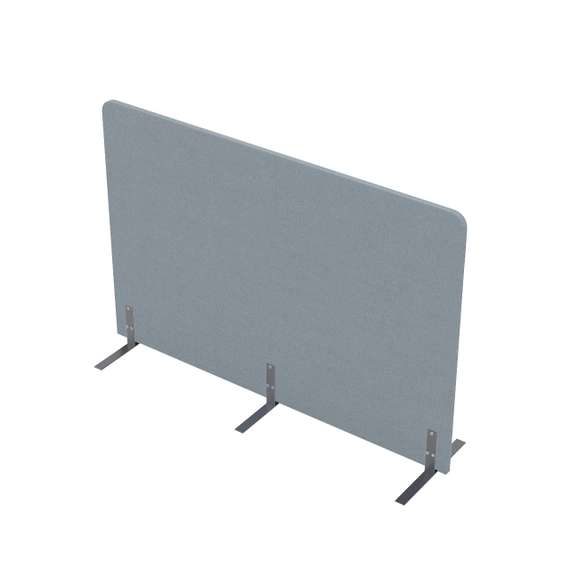 011.МПО.1611 Акустическая мобильная перегородка на стационарных опорах (1600*450*1100)