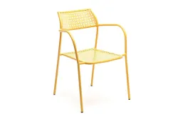 "Посейдон" стул стальной, цвет желтый