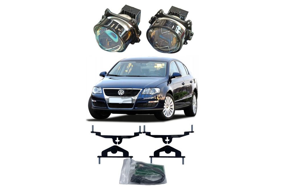Комплект для замены штатных линз Volkswagen Passat B6 2005-2010 Valeo 2 AFS