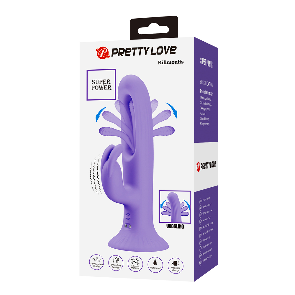 Вибратор c Функцией Фингеринга Pretty Love Killmoulis BW-500064