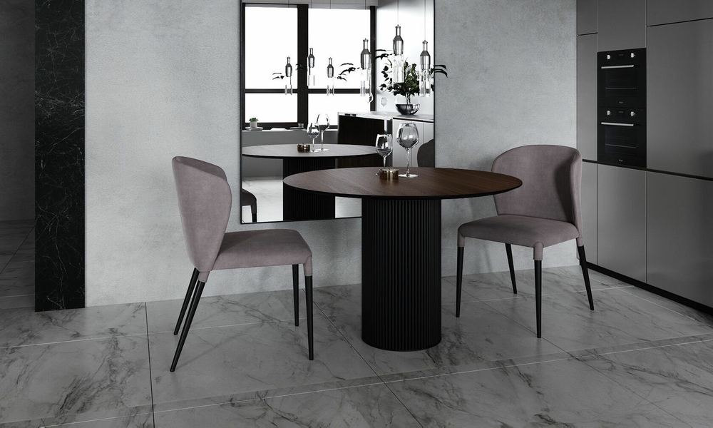 Стол круглый Илан шпон