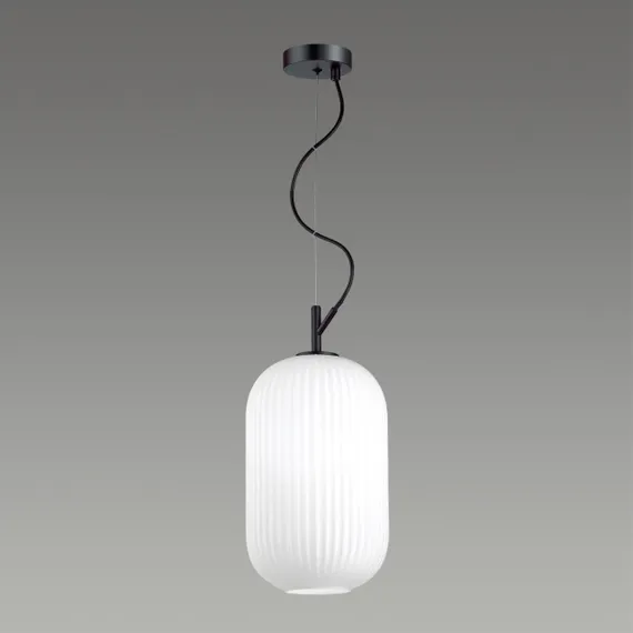 4751/1 PENDANT ODL21 489 белый/черный Подвес E27 60W ROOFI