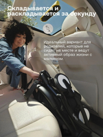 Коляска Stokke YOYO3 Newborn Shell рама белая White 2 в 1 Black