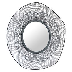 Зеркало настенное Vinger, Ø79 см, черное