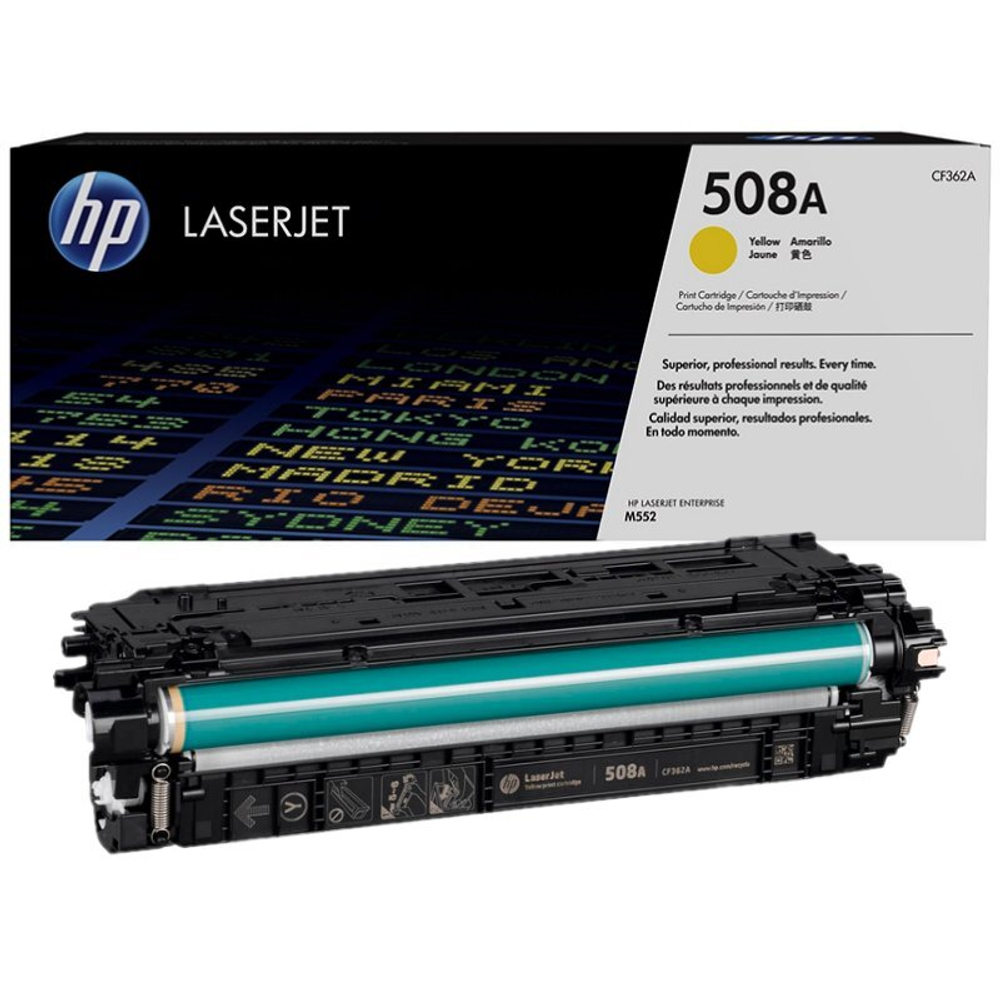 Картридж HP 508A (CF362A) для LaserJet Enterprise M552/M553/M577 желтый (5K)